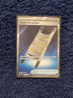 Night Stretcher | 173/132 | MINT | FULL ART | Mega Evolutions | Pokemon Card - Image 3