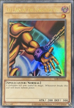 Left Arm of the Forbidden One | LOB-EN123 | 25th Anniversary | Ultra Rare YuGiOh - Image 1