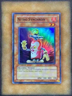Yugioh Nitro Synchron TDGS-EN002 Super Rare 1st Ed NM - Image 1