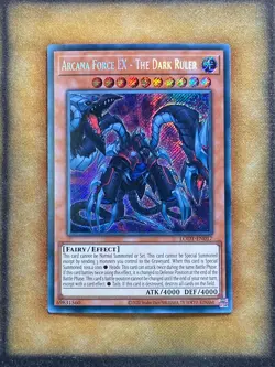 Yugioh Arcana Force EX - The Dark Ruler LODT-EN017 Secret Rare 2024 Print NM - Image 1