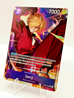 Sanji OP09-065 (Parallel) SR One Piece Purple English NM - Image 1