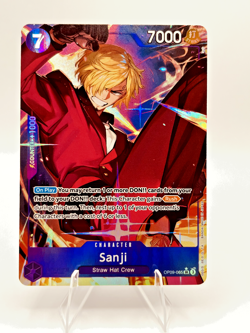 Sanji OP09-065 (Parallel) SR One Piece Purple English NM - Image 2