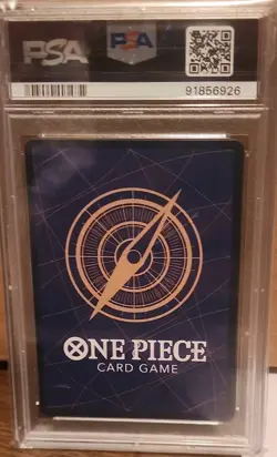 One Piece Monkey.D.Luffy OP07-109 500 Years in the Future Super Rare Foil PSA 10 - Image 2