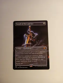 Sword of Fire and Ice (Borderless) Double Masters Regular - Image 1