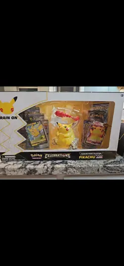 Pokemon TCG Celebrations Pikachu VMAX Premium Figure Collection 2 Pack - Image 1