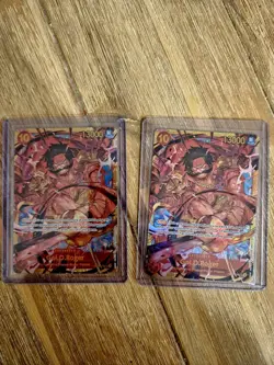 2x One Piece TCG Gol D Roger SEC OP09-118 Emperors in the New World Bandai NM - Image 1