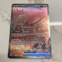 Pokemon TCG 151 Mew EX Black Star Promo SVP 053 Near Mint NM - Image 1
