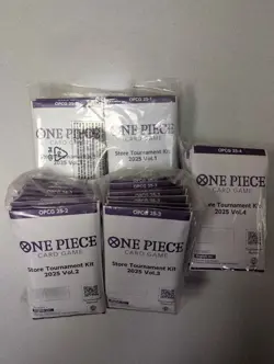 One Piece TCG Store Tournament Kit 2025 VOL 1-4 BUNDLE (8 Kits ea) - Image 1