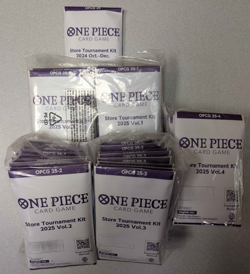 One Piece TCG Store Tournament Kit 2025 VOL 1-4 BUNDLE (8 Kits ea) - Image 1