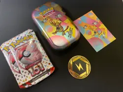 Pokemon TCG Scarlet & Violet 151 Mini Tin - Brand New 2 original sealed packs - Image 1