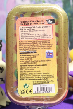 Scarlet & Violet Pokemon 151 MAGNEMITE ELECTABUZZ Mini Tin BRAND NEW SEALED - Image 2