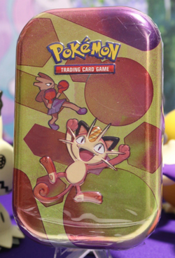 Scarlet & Violet Pokemon 151 MEOWTH HITMONCHAN Mini Tin BRAND NEW SEALED - Image 1