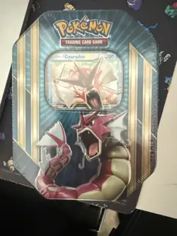 POKEMON 2016 XY Triple Power Gyarados EX - Factory Sealed Collector Tin - Image 1