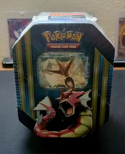 Pokemon TCG Spring 2016 Gyarados EX Triple Power Tin Factory Sealed NEW - Image 1
