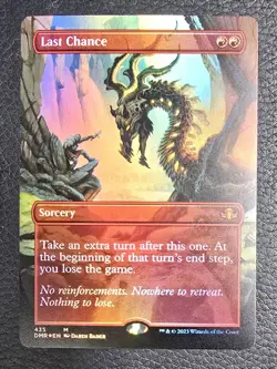 Last Chance (Borderless) - Foil Near Mint MTG Dominaria Remastered - Image 1
