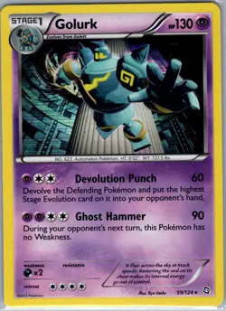 Golurk - (EX Dragons Exalted) 59/124 Holo - Pokemon Card - NM - Image 1