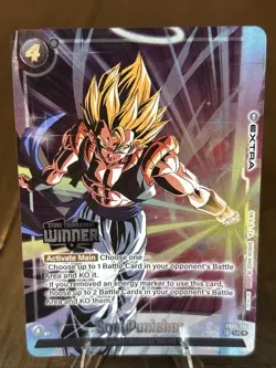 Dragon Ball SCG Tournament Winner Card Soul Punisher FB05-116 Alt Art Uncommon - Image 1