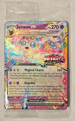 SEALED Pokemon Card - Sylveon ex 041/131 Sv: Prismatic Evolutions Promo/Holo - Image 1