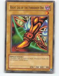 Right Leg of the Forbidden One #DB1-EN135 Yugioh Card - Image 1