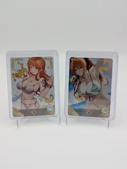 NAMI - ONE PIECE Waifu Cards Goddess Story Doujin Anime CCG Bikini Waifu Cards - Image 1