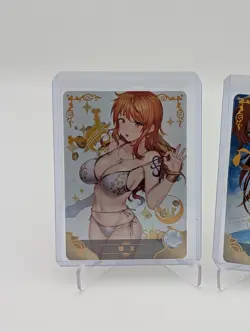 NAMI - ONE PIECE Waifu Cards Goddess Story Doujin Anime CCG Bikini Waifu Cards - Image 2