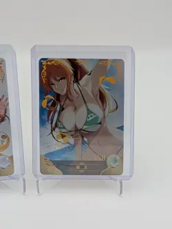 NAMI - ONE PIECE Waifu Cards Goddess Story Doujin Anime CCG Bikini Waifu Cards - Image 3