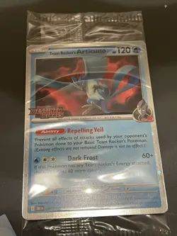 SEALED Team Rocket's Articuno 051/182 Destined Rivals Best Buy Pokemon - Image 2