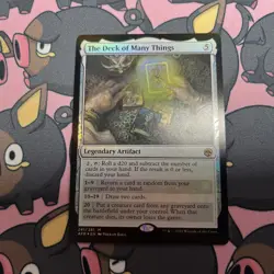 The Deck of Many Things Adventures in the Forgotten Realms Foil - Image 1