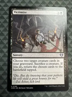 MTG Victimize #0195 Uncommon Commander Masters (CMM) - Image 2