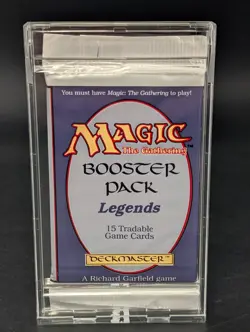 1994 Magic The Gathering MTG Legends Booster Pack Sealed - Image 1