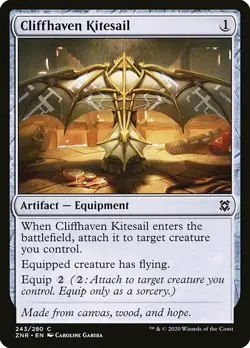 MTG Zendikar Rising C Cliffhaven Kitesail #243 PLAYSET x4 4x - Image 1