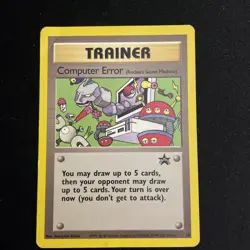 Computer Error Trainer #16 Pokemon TCG Black Star Promo WOTC - Image 1