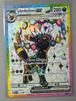 Pokemon Prismatic Evolutions Umbreon ex 176 SVP176 Figure Collection Promo 19 - Image 1