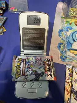 God PackU 🔥22.9g🔥 VERY HEAVY Prismatic Evolutions Pokemon Sealed Booster Pack - Image 1
