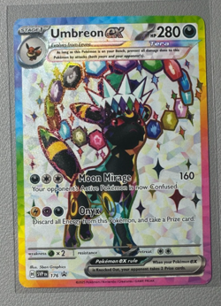 Pokemon Prismatic Evolutions Umbreon ex 176 SVP176 Figure Collection Promo 18 - Image 1