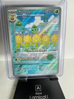 Pokemon TCG Sunflora 169/167 Illustration Rare Sv06: Twilight Masquerade - NM - Image 1