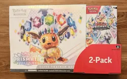 Pokemon Prismatic Evolutions Costco 2 Pack ETB with Booster Bundle - New, Sealed - Image 1