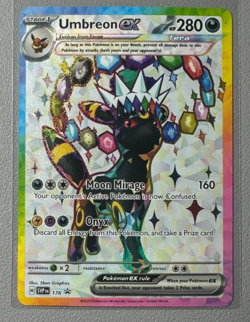 Pokemon Prismatic Evolutions Umbreon ex 176 SVP176 Figure Collection Promo 17 - Image 1
