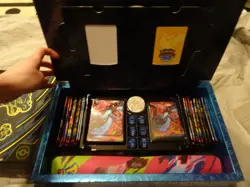 Lot of Pokemon Accessories Charizard UPC Phantasmal ETB Sleeves Playmat Dice - Image 2