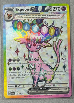 Pokemon Prismatic Evolutions Espeon ex 175 SVP175 Figure Collection Promo 16 - Image 1