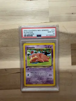 2000 POKEMON NEO GENESIS SLOWPOKE 1ST EDITION - Image 1
