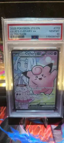 Pokemon TCG Lillie's Clefairy EX Journey Together PSA 10 - Image 1