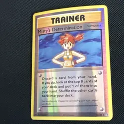 Pokemon TCG Misty's Determination XY Evolutions Reverse Holo 80/108 - Image 2