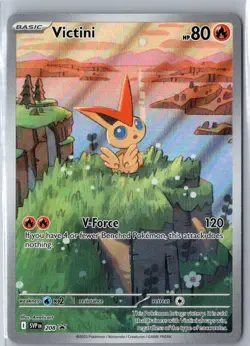VICTINI 208 PROMO SCARLET & VIOLET POKEMON NM - Image 1