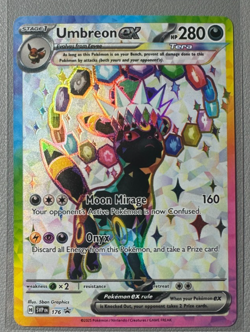Pokemon Prismatic Evolutions Umbreon ex 176 SVP176 Figure Collection Promo 15 - Image 1