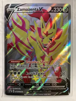 Zamazenta V - SWSH293 Sword & Shield Promo Full Art Shiny Pokemon - NM/MINT - Image 1