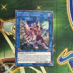 Yugioh! Vampire Sucker FLOD-EN050 Secret Rare Unlimited NM - Image 1