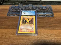Moltres 12/62 Fossil Holo 1st Edition Vintage Cgc 7.5 - Image 1