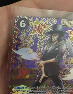 One Piece TCG - Rob Lucci (092) MINT (SP) OP03-092 Awakening of the New Era Foil - Image 4