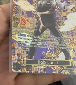 One Piece TCG - Rob Lucci (092) MINT (SP) OP03-092 Awakening of the New Era Foil - Image 5